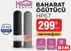 HOUSE PRATİK HP67 BAHARAT ÖĞÜTÜCÜ HOUSE PRATİK HP67 BAHARAT ÖĞÜTÜCÜ